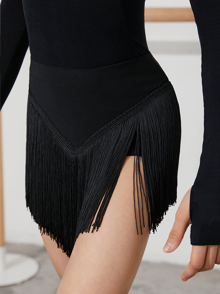 Angular Fringe Skirt Kids #2213