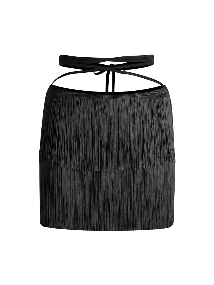 LUSH || Fringe Skirt Kids #23115