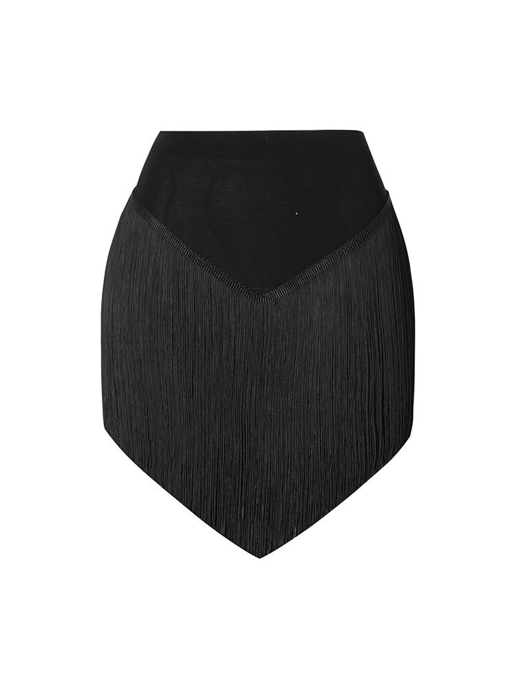 Angular Fringe Skirt Kids #2213