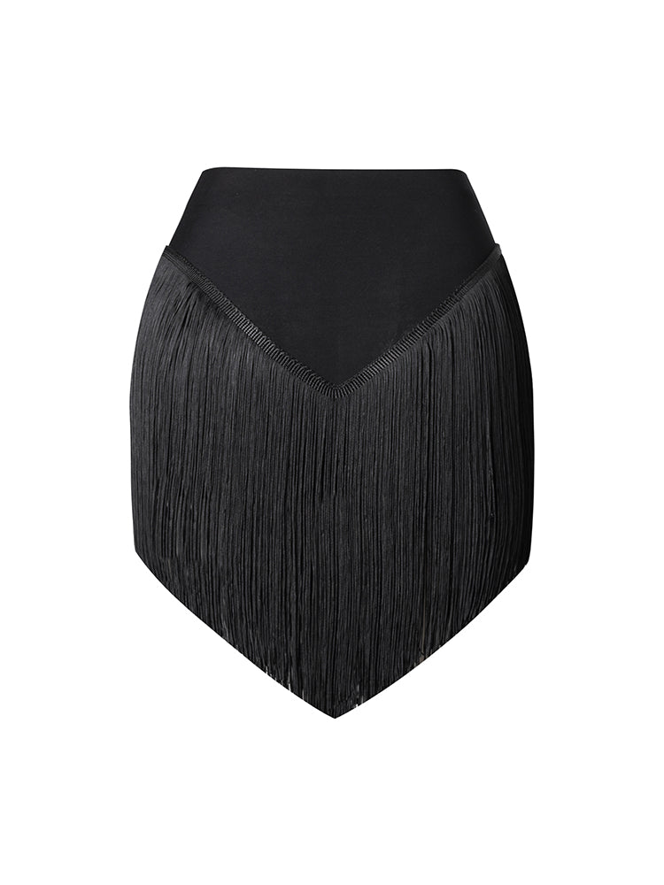 Angular Fringe Skirt Kids #2213