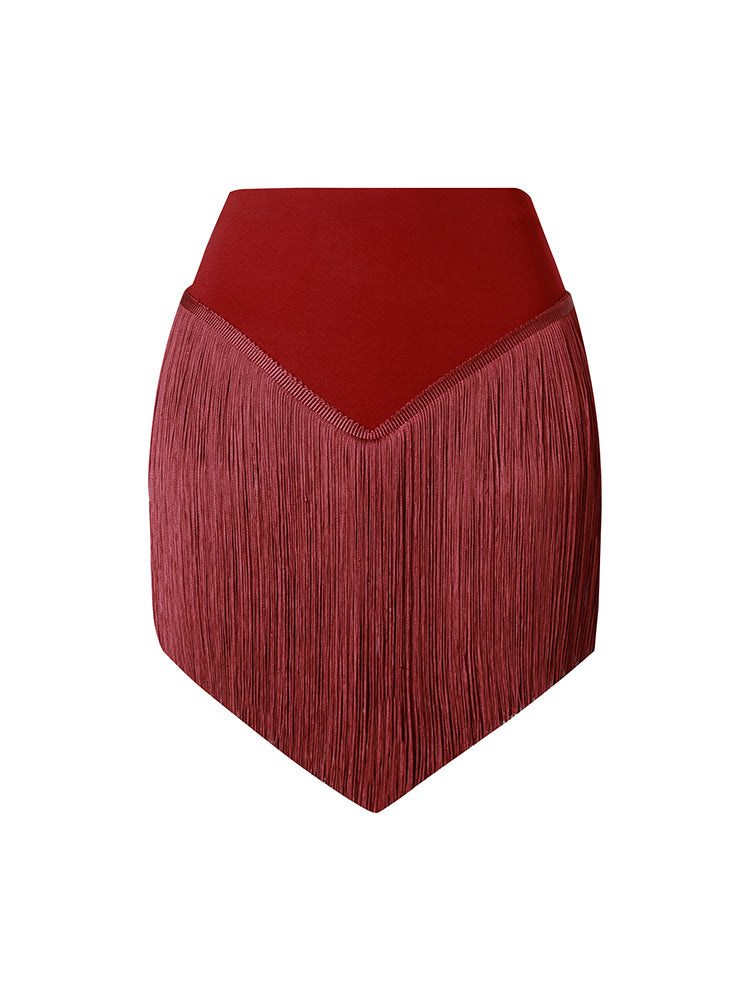 Angular Fringe Skirt Kids #2213