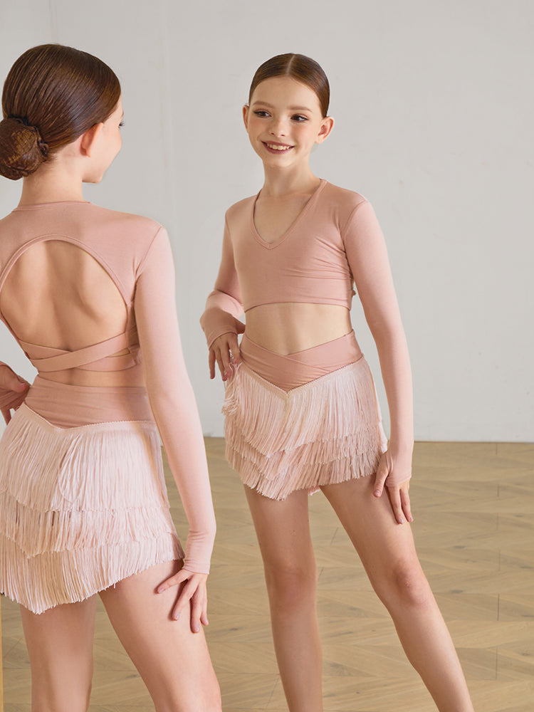 Luxe Fringe Skirt Kids #24067