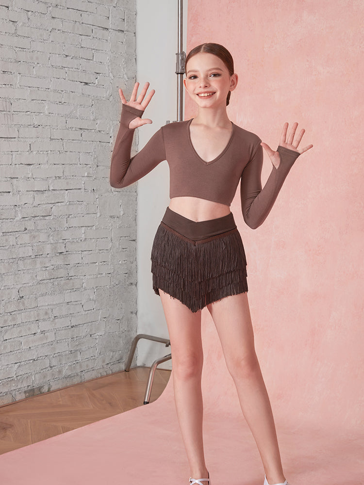 Luxe Fringe Skirt Kids #24067