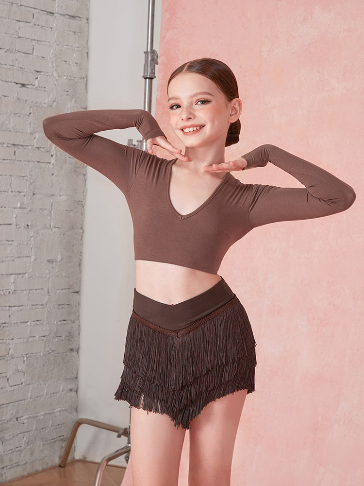 Luxe Fringe Skirt Kids #24067